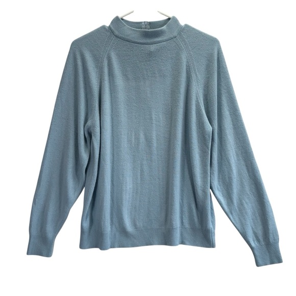 Designer’s Original Vintage Light Blue Sweater. Size L - Picture 6 of 9